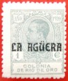 1920 L'Espagne LA AGÜERA ED#1**  1c. teal 