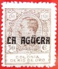 1920 L'Espagne LA AGÜERA ED#8* 30 c.marron  