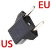 US to EU Power Plug Converter Travel Adapter AC USA/EUR 