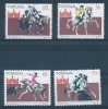 [C353] Portugal 1992 : nice VF MNH set, HORSES 