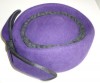 Purple/Mauve Vintage hat by C & A 