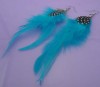 Ladies new fashion gifts handmade feather earrings Z15 