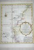 MAPA ORIGINAL 1738 BELLIN ISLAS CANARIAS-AFRICA OCCID. 