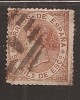  Spain classic 1866 50 mils Isabel used 