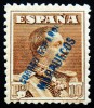 1930-33 TANGER ED#69** DIEZ PESETAS castaño (323-A) 