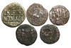 Lote de 5 bronces romanos - l105  