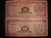 Guatemala 2 banknote 10 quetzales 13/01/1960, 3/01/1968 