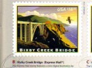 $18.30 BIXBY CREEK BRIDGE - EXPRESS MAIL STAMPS - USED  