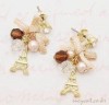 Beautiful Gold Color Paris Story Fashion Earrings P006  