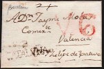 CARTA DE BARCELONA A SAN FELIPE DE JÁTIVA 