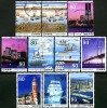 Japan Stamps Used 150th Opening Port YOKOHAMA Full Set 