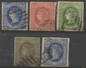 SPAIN 1864 - uncomplet set used - CV 180 $ 