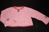 CATIMINI Pink knit Sweater flowers butterfly  108 5A 4T 