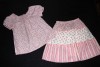 baby GAP ~ 2 PC Pink Skirt Blouse Shirt Top Set 4 yrs 