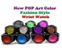 New Pop Art Color Fashion Style Mens Womens Wrist Watch 