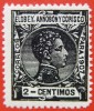 1907 Spanien ELOBEY,ANNOBÓN & CORIS ED#36** 2c.schwarz 