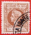 1899 Spanien FERNANDO POO ED#54(º)  5m. braun 