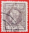 1899 Spanien FERNANDO POO ED#55(º)  1 c. veilchen 