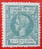 1899 Spanien FERNANDO POO ED#56(*)  2 c.teal 