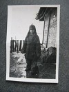 10 year old Soviet boy - German photo with note 