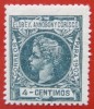 1903 Spanien ELOBEY,ANNOBÓN & CORISCO ED#6* 4c.grün  