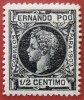 1903 Spanien FERNANDO POO ED#119* 1/2c.schwarz 