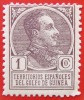 1919 Spagna GUINEA  Ed#128** 1c.viola . 