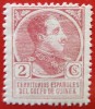 1919 Spagna GUINEA  Ed#129** 2c.vermiglio.(MOSTRA) 