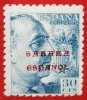 1941 Spagna SAHARA Ed#55* 30 c.blu (924) (R). 