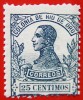 1912 Spagna RIO DE ORO Ed#71** 25 c.blu. 