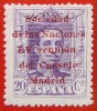 1929 L'Espagne XX ED#460*20c.violet(R) SOCIEDAD NACION. 