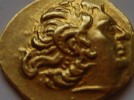 LYSIMACHOS OF THRACE.GOLD STATER, ESTATERA ORO. 