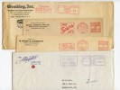 x15 AD COVERS 1930s ADVERTISING METERS ENVELOPES LOT !! 