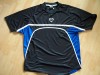 MEN NIKE GYM SPORT T SHIRT SIZE M BLACK BLUE 