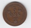 SWEDEN 5 ORE 1899 