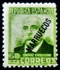 1933-38 TANGER ED#80** 60c vde.oliva (672-N) 