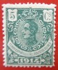 1914 Spagna GUINEA Ed#100** 5c. verde. 