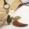 HOT Korea Style Necklaces Wood Angel Wing Fruit Beads  