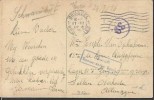 Belgium old fieldpost postcard to Germany 1916 