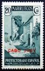 1935-6 CABO JUBY ED#72** 20c verde grisáceo (138-R) 