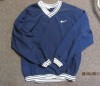 Men's Navy Blue NIKE SWOOSH Windbreaker Large NWOT !! 