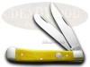 BOKER TREE BRAND Yellow Bone Trapper Pocket Knives 