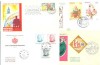 Monaco four first day covers 