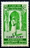 1937 MARRUECOS ED#95** 60c vde.am. ALZAMIENTO NACIONAL 