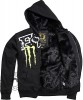 Fox Monster Chop Sasquatch Zip Front Hoodie Fur Coat M 