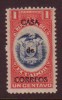 Ecuador Classic 1920 Overprint Postal Tax Stamp Sc #RA2 