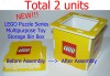 LEGO Puzzle Series Multipurpose Toy Storage Bin Box NEW 