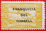 1932 Spagna ANDORRA Ed#NE30** 1,50 p. giallo (NE18) (N) 