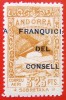 1932 Spagna ANDORRA Ed#NE34**3,25 p.arancione(NE22) (N) 