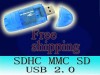 SDHC SD MMC Memory Card Reader USB 2.0 2GB 4GB 8GB 16GB 